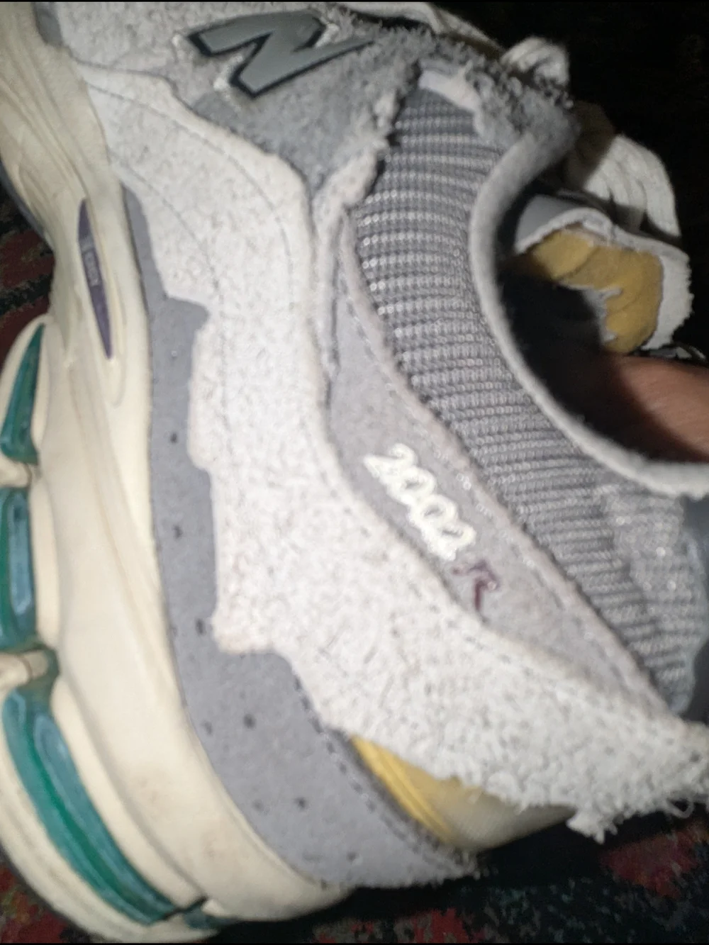 New Balance Grey 'N' Logo Running Sneakers